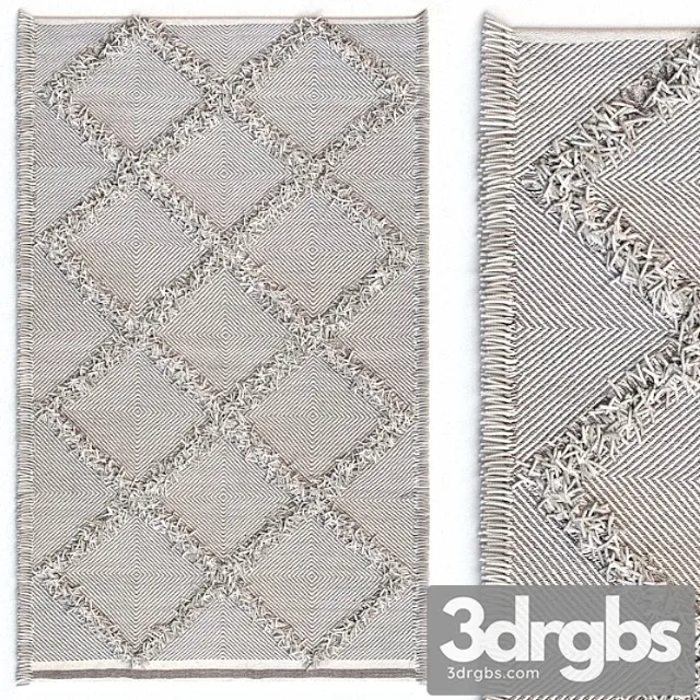 Carpet nu Loom Devon Diamond Trellis Tassel Shag Rug 3dsmax Download