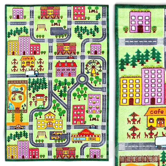 Carpet nuLOOM City Neighborhood Rug 3DSMax File