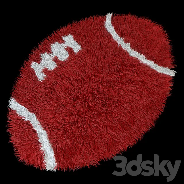 Carpet Round Soccer 3DS Max Model