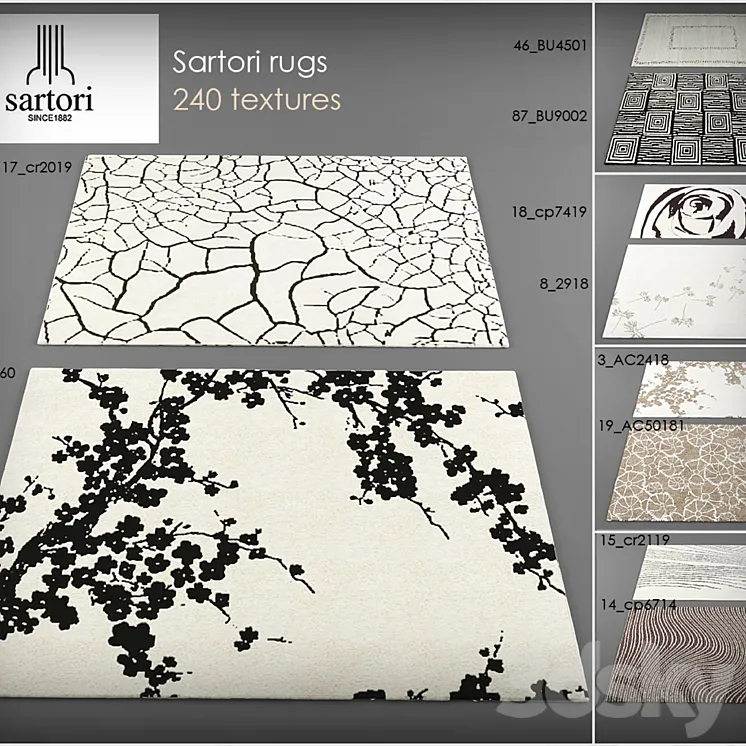 carpet rugs collection 3DS Max