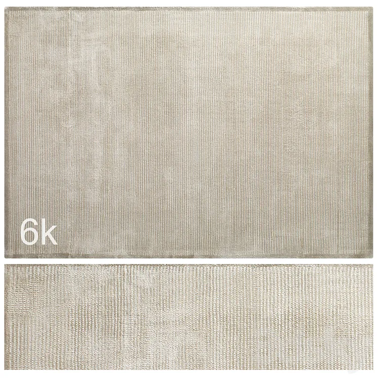 Carpet set 24 – Beige Wool Rug \/ 6K 3DS Max Model