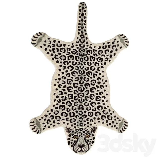 Carpet Skin Leopard 3ds Max