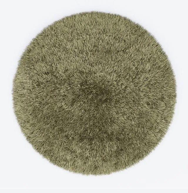 Carpet Snow H265-beige round 3dsMax Model
