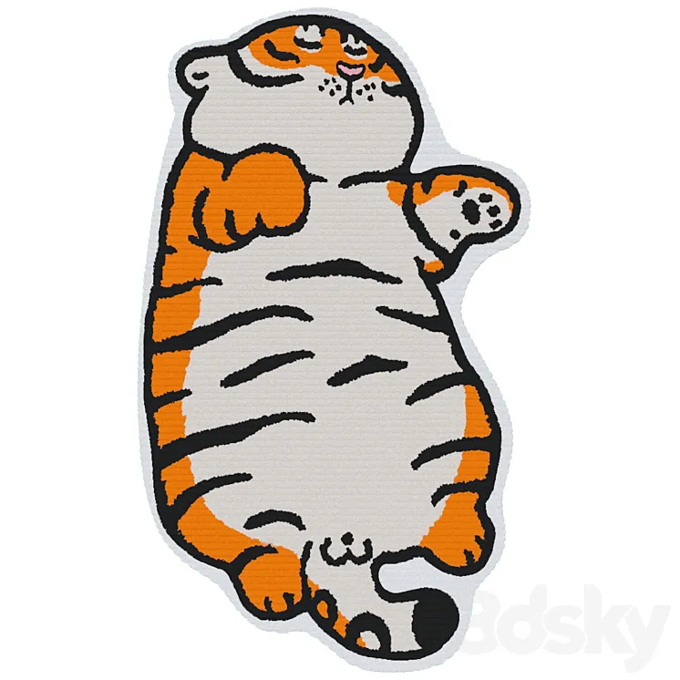 Carpet Tiger 1 aliexpress 3DS Max Model