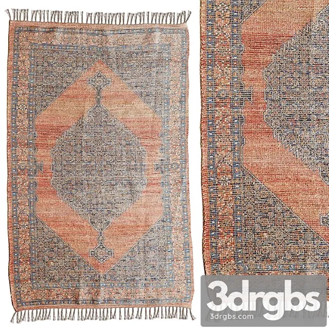 Carpet Urban Outfitters Adley Printed And Woven Rug 3dsmax Download