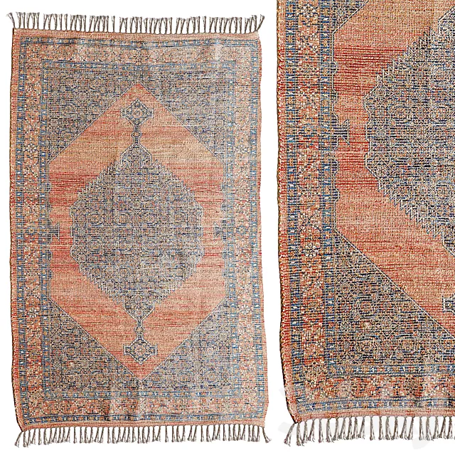 Carpet Urban Outfitters Adley Printed And Woven Rug 3DSMax File