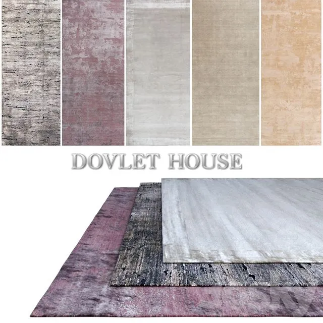 Carpets DOVLET HOUSE 5 pieces (part 148) 3dsMax Model