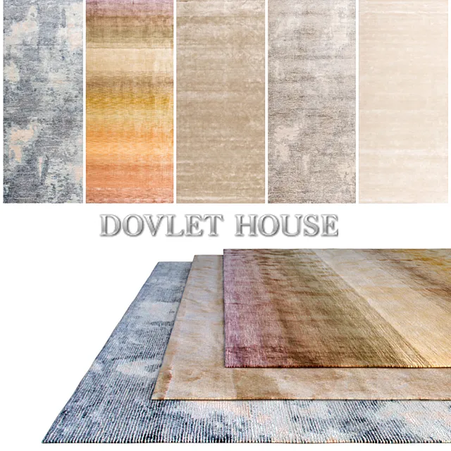 Carpets DOVLET HOUSE 5 pieces (part 245) 3DS Max Model