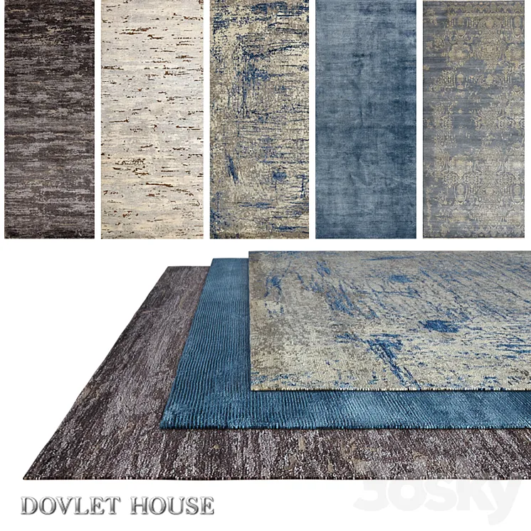 Carpets DOVLET HOUSE 5 pieces (part 745) 3DS Max