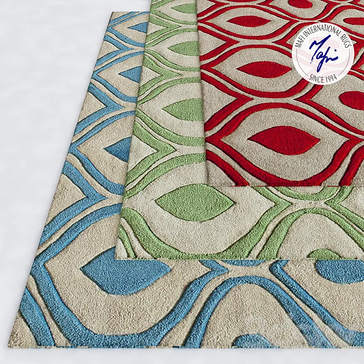 Carpets from Mafi international rugs 3DS Max