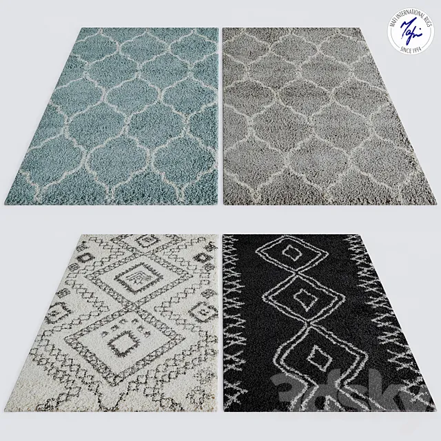 Carpets from Mafi international rugs 3DS Max Model