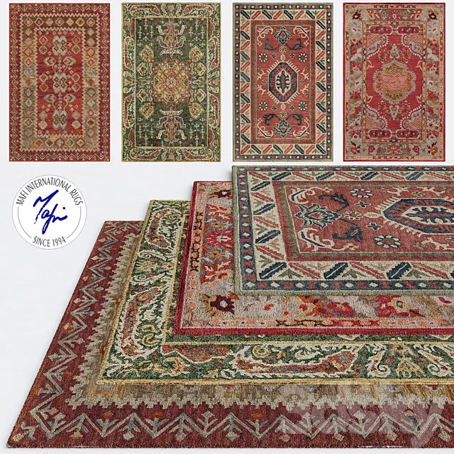 Carpets from Mafi international rugs 3DS Max Model