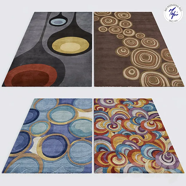 Carpets from Mafi international rugs 3DSMax File