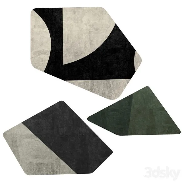 Carpets from the Lay on You collection by GIOPAGANI 3dsMax Model