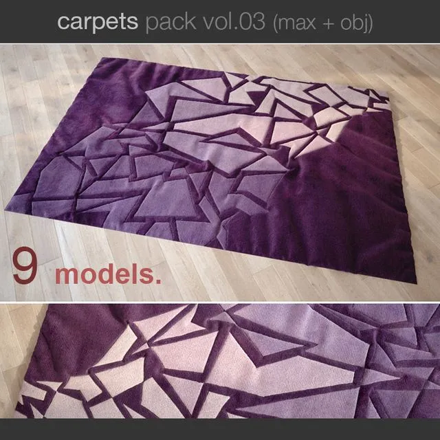Carpets pack 3dsMax Model