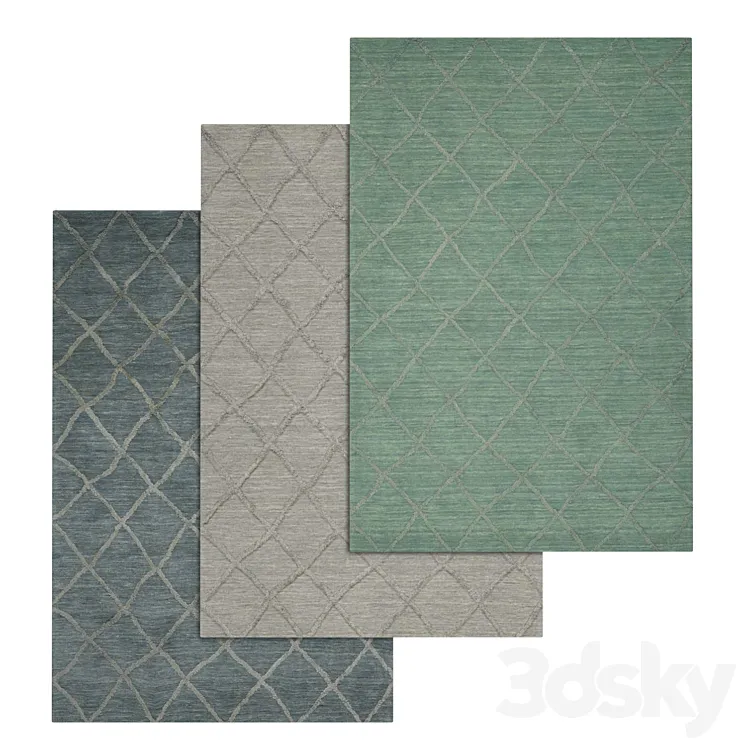 Carpets Set 1113 3DS Max