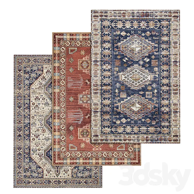 Carpets Set 1486 3ds Max