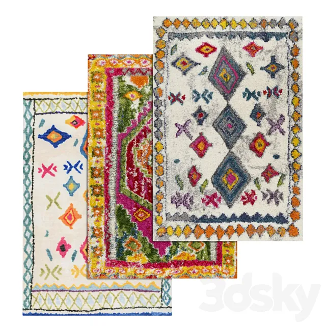 Carpets Set 1569 3dsMax Model