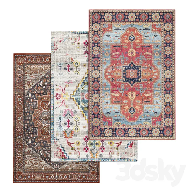 Carpets Set 1622 3ds Max