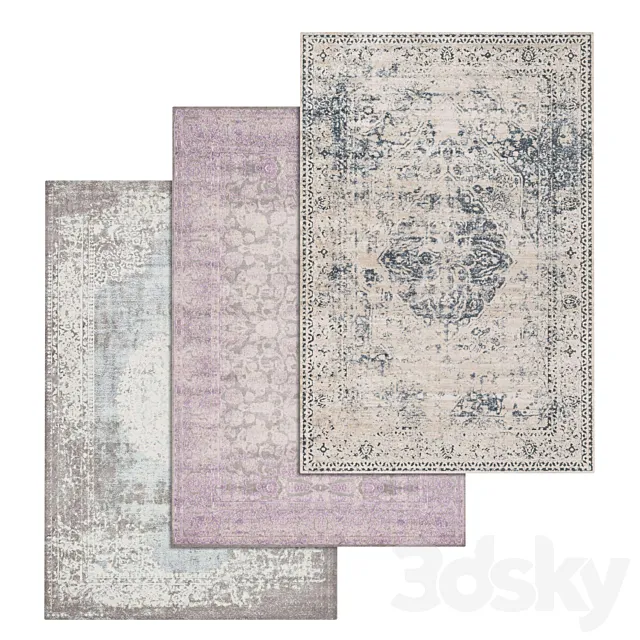 Carpets Set 1851 3DS Max Model