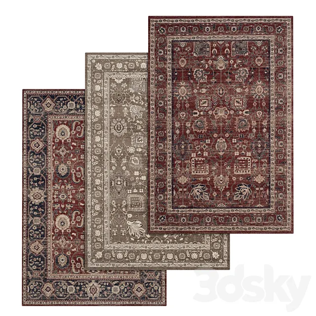 Carpets Set 21 3DS Max Model