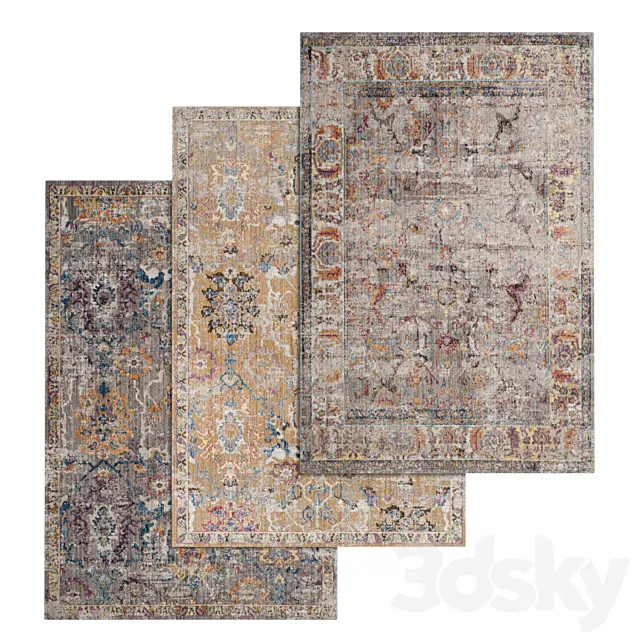 Carpets Set 87 3DS Max Model