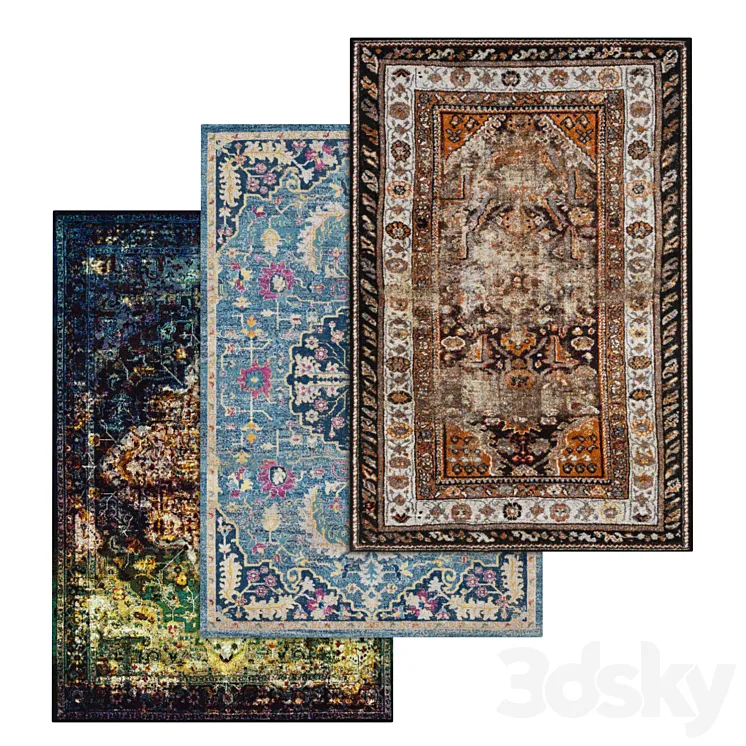 Carpets Set 979 3DS Max