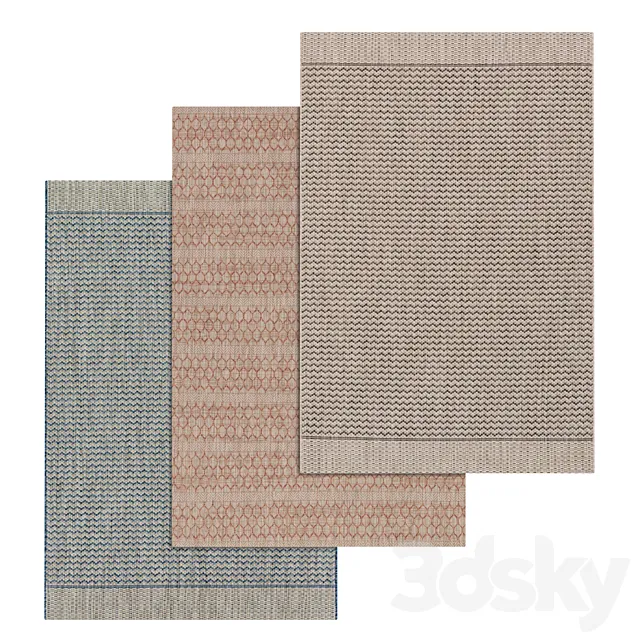 Carpets Set 990 3DS Max Model