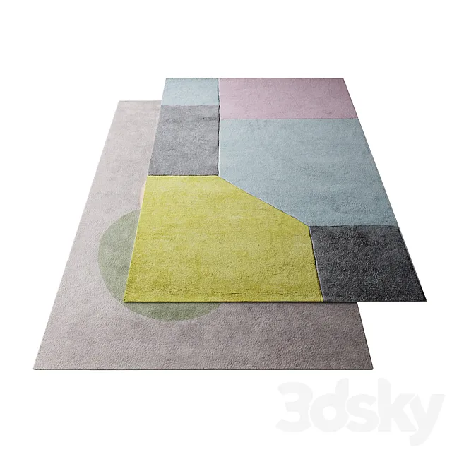 Carpets with a geometric pattern 3DS Max Model