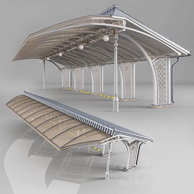 Carport 3ds Max