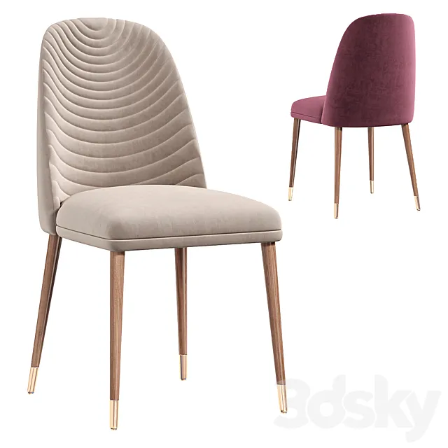 CARROLL Chair by cazarina 3DS Max Model