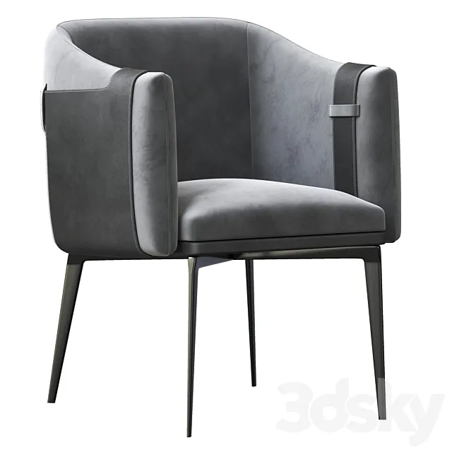 Carter dining armchair 3ds Max