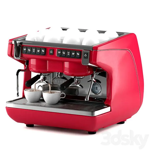 Cartridge coffee machine Nuova Simonelli Appia Life Compact 2Gr S 3dsMax Model