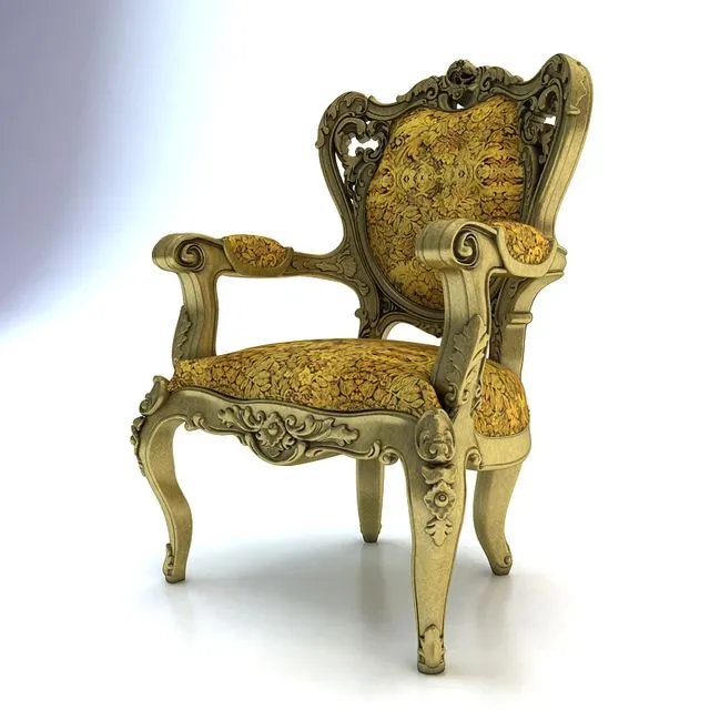 Carved Chair 3dsMax Model