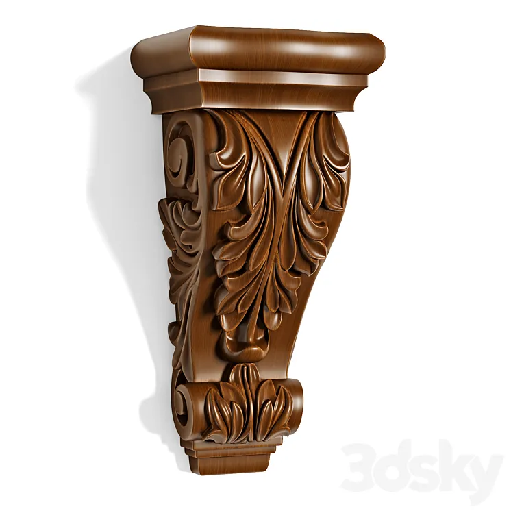 Carved Corbel 001 3DS Max
