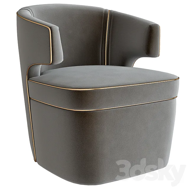 Cary Club Chair – Donghia 3DSMax File