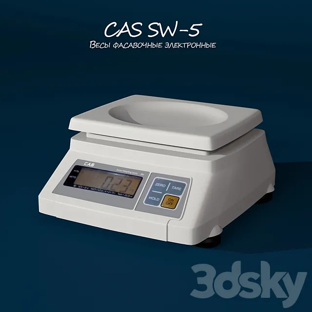 CAS SW 5: Scales. electronic packaging 3DSMax File