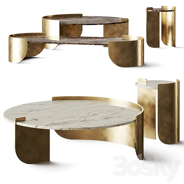 Casa +39 Encore Italia Osiris Coffee Tables 3DS Max Model