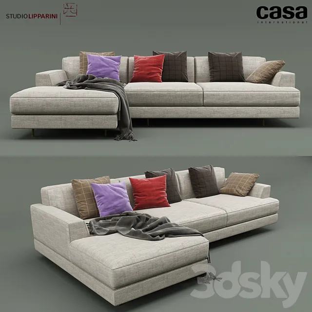 Casa Intl Cordovado Corner Sofa 3DSMax File