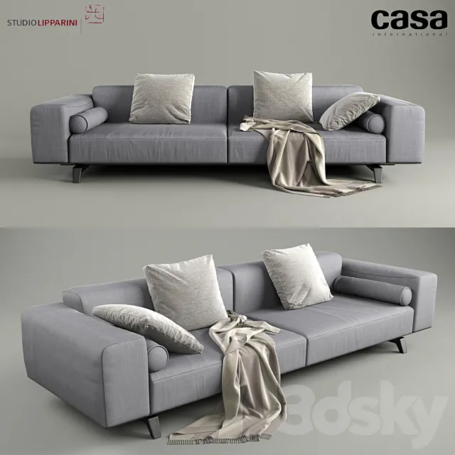 Casa Intl Torreano Sofa 1 3DS Max Model