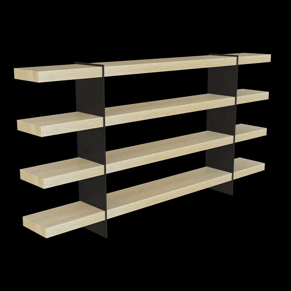 CasaDesús – Shelving system Barcelona 3ds Max