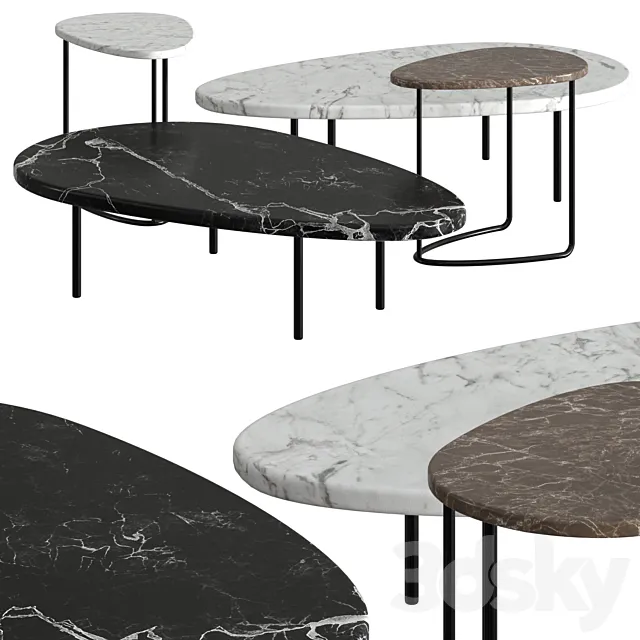 Casamania & Horm Lily Coffee Tables 3DSMax File