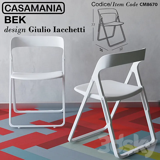 Casamania_Bek_Folding_Chair. design by Giulio Iacchetti 3DSMax File