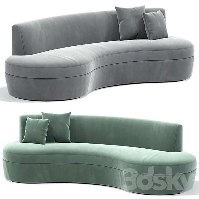 Casamilano curved sofa 3ds Max