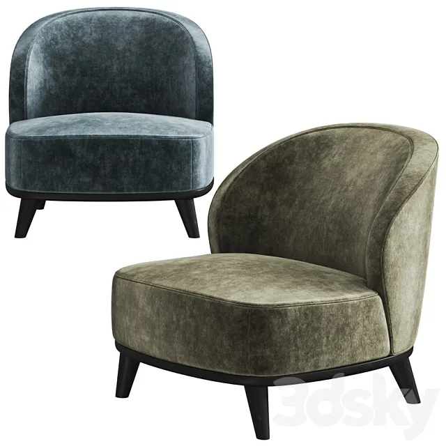 Casamilano Dhora Armchair 3ds Max