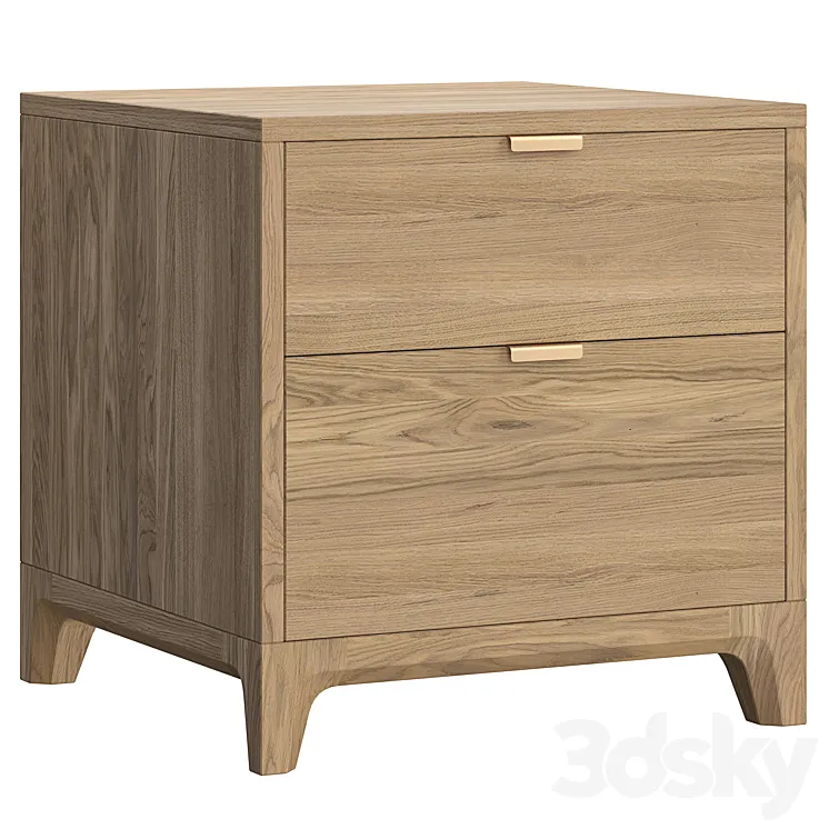 Case bedside table 3DS Max