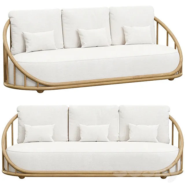 Cask Sofa 3DS Max Model