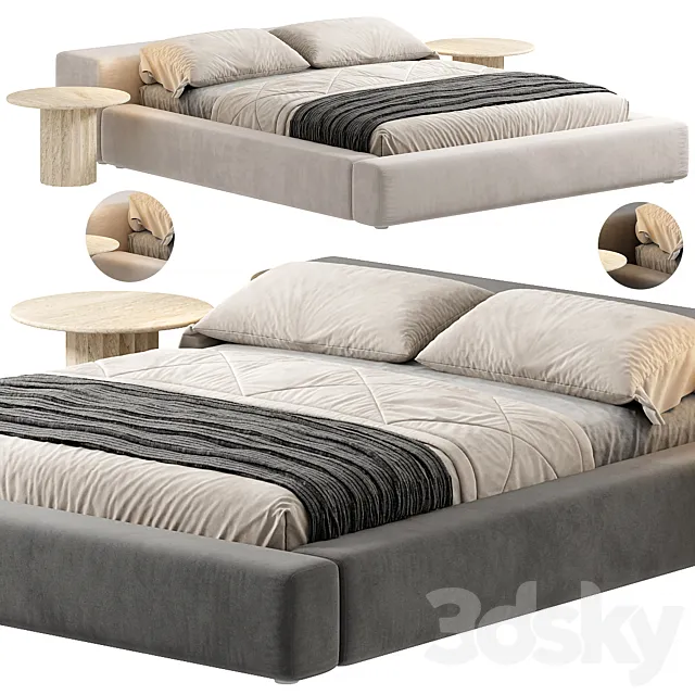 Casper Bed 3DS Max Model