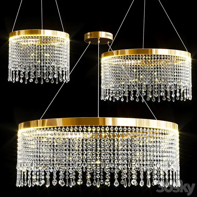 CASSANDRA CHANDELIER COLLECTION 3dsMax Model
