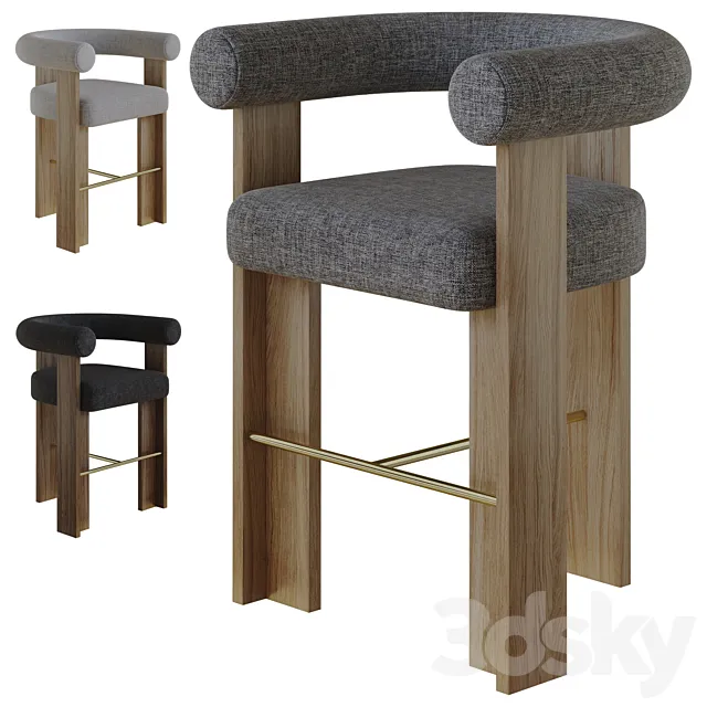 cassette bar chair by collector 3ds Max